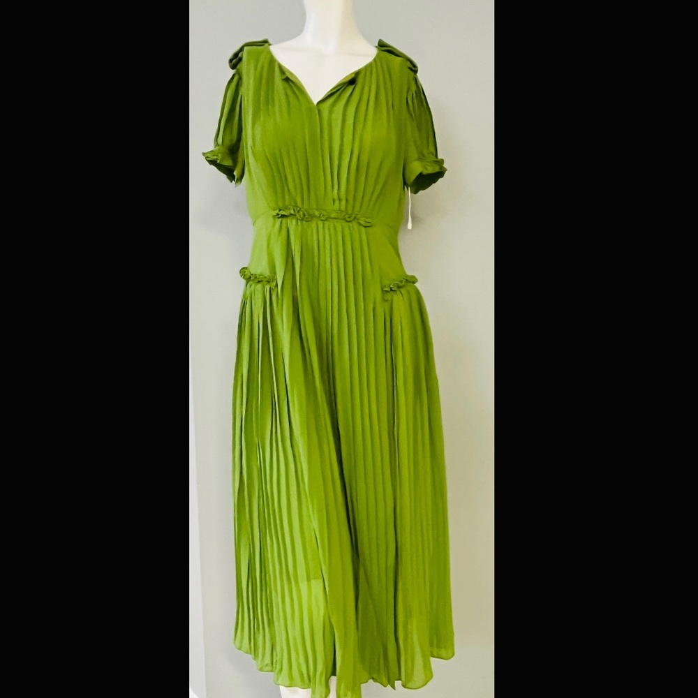 AnnLyly green Maxi dress NWNT